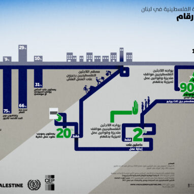 القوى العاملة الفلسطينية في لبنان - حقائق و ارقام