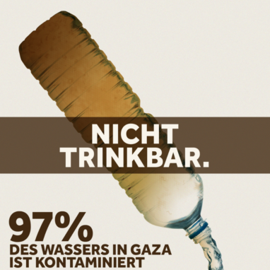 Gaza-Wasser nicht trinkbar