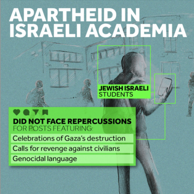 Apartheid in Israeli Academia